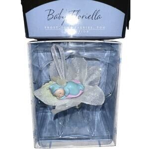 NEW Hallmark FIBER OPTIC Baby Floriella Frostlight Faeries Light Ornament Fairy